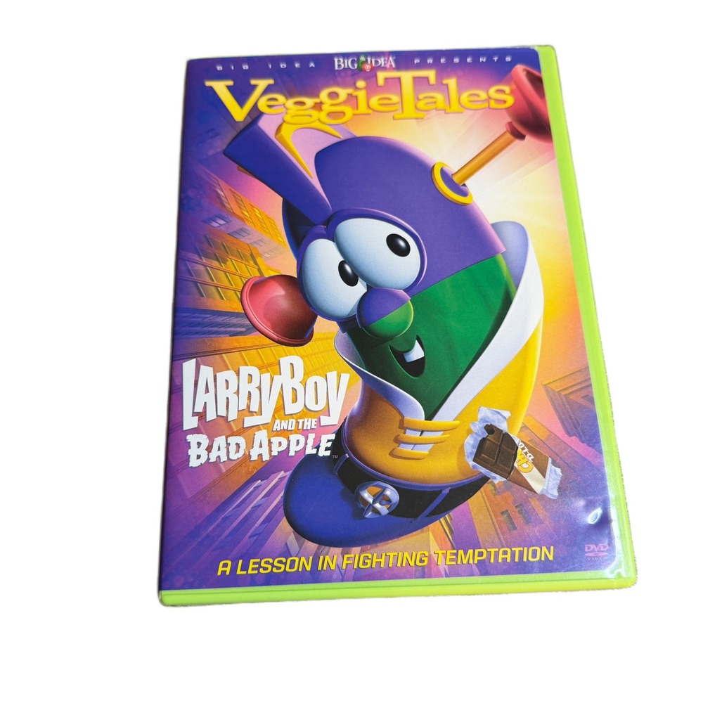 VeggieTales LarryBoy and the Bad Apple DVD 2006 Big Idea Bumblyburg Animated